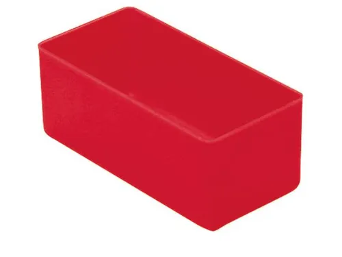 Inzetbak HxLxB 40x99x49mm Polystyreen Rood 50 stuks