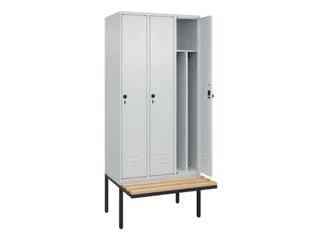 locker voor scheiding van kleding,HxBxD 2120x900x815mm,3vak - 2