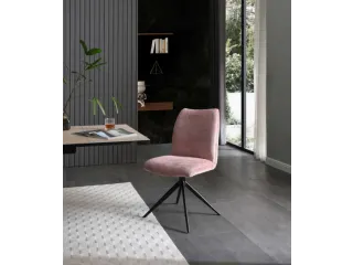Bezoekersstoel,Stervoetonderstel Ronde Buis Zwart - 7