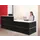 Balie Compleet 2700x1015mm Recht Front Antraciet Bladen Wit