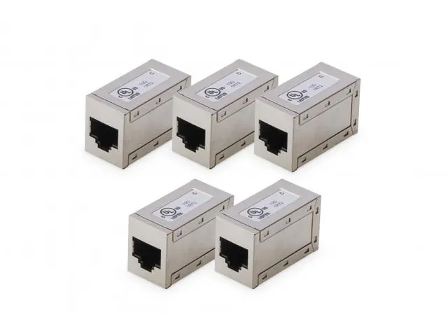 Coupleur modulaire CAT 6 Blindé - 5 pièces