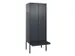 locker voor scheiding van kleding,HxBxD 2120x800x815mm,2vak