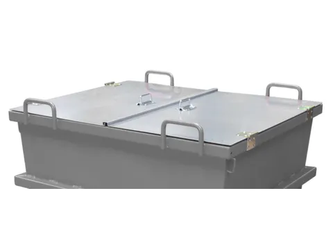 Couvercle Rabattable Pour Benne Universelle 2Parties Galvanisé