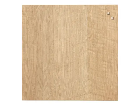 Glasmagneetbord Naga 45x45cm eiken