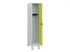 schoollocker,HxBxD 1630x300x500mm,1vak,vak B 300mm,draaigrendel,voeten