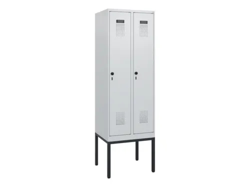 schoollocker,HxBxD 1950x600x500mm,2vak,vak B 300mm,draaigrendel