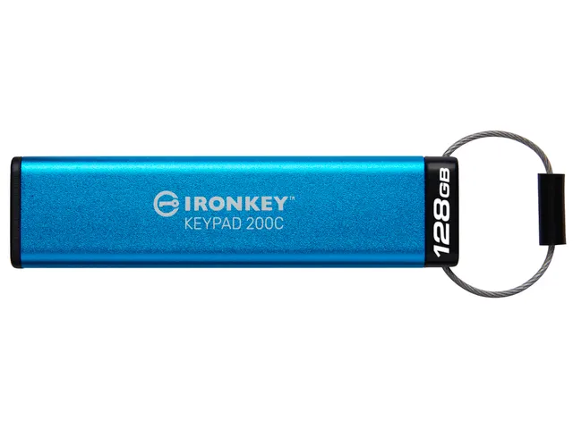 IronKey Keypad 200C USB-C de 128 Go, FIPS 140-3 niveau 3 AES-256