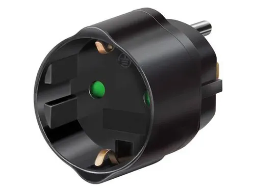 Reisstekker Brennenstuhl adapter USA met aarding zwart