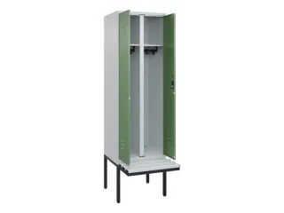 locker voor scheiding van kleding,HxBxD 2120x600x815mm,2vak - 2