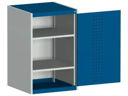 kast met geperforeerde platen,HxBxD 1000x650x650mm,2xStalen bodem