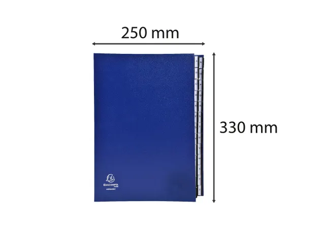 Sorteermap Ordonator 26vak A-Z blauw