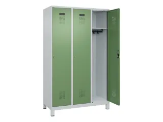 locker,HxBxD 1950x1200x500mm,3vak,vak B 400mm,cil.-slot,voeten - 2