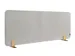 Elements Bureauscherm akoestisch 60x160cm Licht Grijs Houders