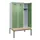 locker met bank,HxBxD 2120x1200x815mm,3vak,vak B 400mm,cilinderslot