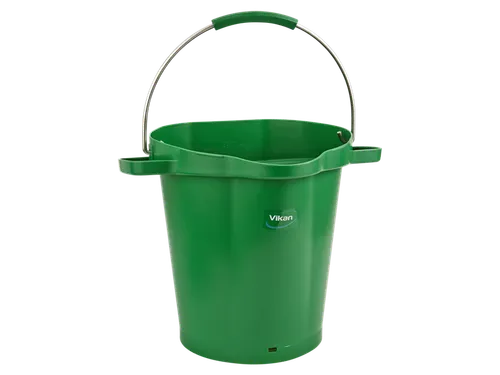 Hygiene 5692-2 emmer 20 liter groen maatverdeling schenktuit