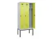 armoire vestiaire noir et blanc,HxlxP 2120x900x500mm,3compart.