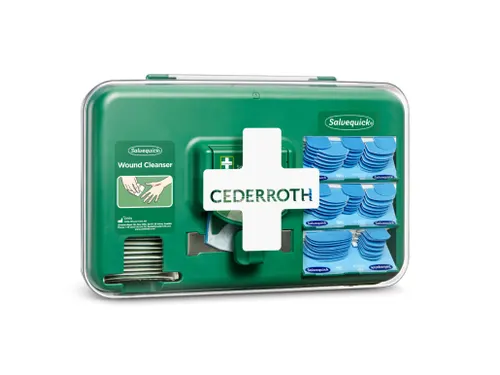Wond dispenser Cederroth Salvequick blauw