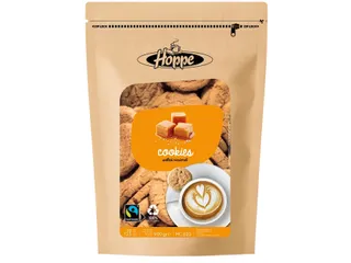 Koekjes Hoppe Cookies fairtrade caramel zeezout circa 125stuks - 1