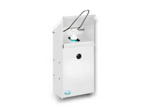 ontsmettingsmiddeldispenser,HxBxD 423x180x130mm,v. 1l,v. buiten