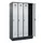 locker voor scheiding van kleding,HxBxD 1950x1200x500mm,4vak
