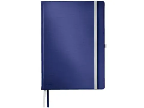 Leitz Style notitieboek A4 gelijnd met harde kaft Titanium Blauw
