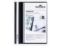 Snelhechtmap Durable Duraplus A4+ zwart