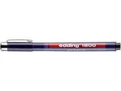 Fineliner edding 1800 zwart 0.25mm