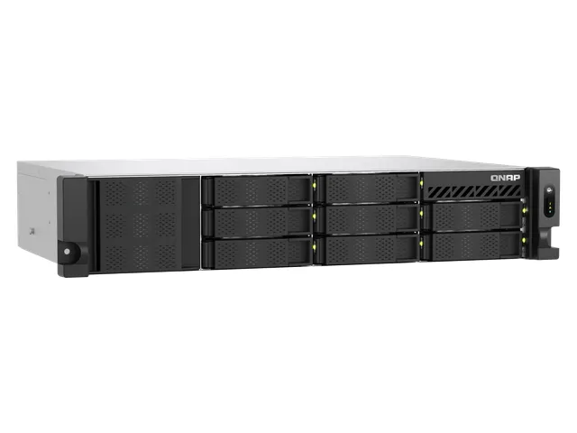 QNAP TS-855EU-RP, NAS, Rack (2 U), Intel Atom, C5125, 8 Go, DDR4