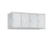 opzetkast,v. locker,4vak.,vak B 300mm,HxBxD 500x1200x500mm