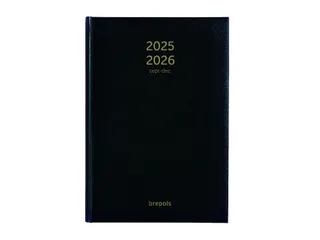 Agenda 2026-2027 Brepols Bretime Lima 16maanden 7dagen/2pagina's zwart - 5