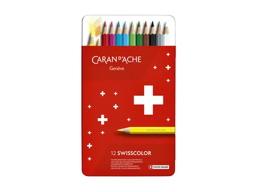Kleurpotloden Caran d'Ache Swisscolor 12stuks assorti