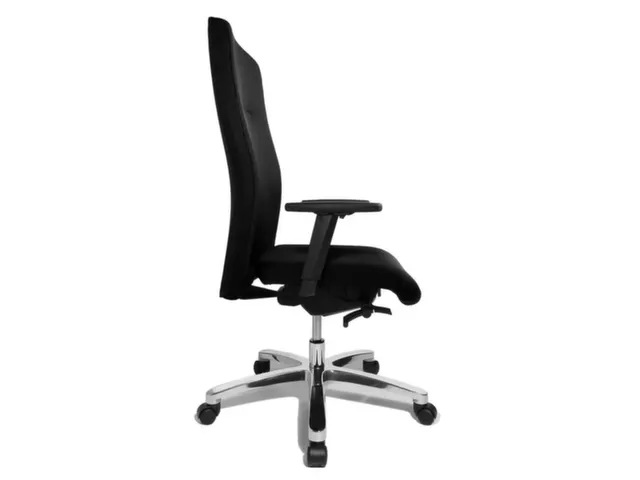 Siège De Bureau Pivotant Noir Assise Hxlxp 440-520X540X460Mm Charge M