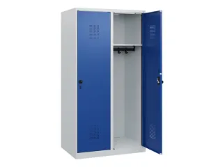 schoollocker,HxBxD 1530x800x500mm,2vak,vak B 400mm,draaigrendel - 1