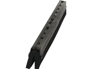 Cassette Voor Klassieke Vloertrekker Zwart 60cm - 2