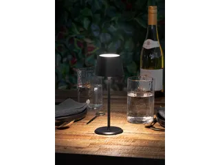 Securit Tafellamp Monte Carlo LED Zwart oplaadbaar dimbaar - 5
