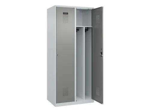locker voor scheiding van kleding,HxBxD 1850x800x500mm,2vak
