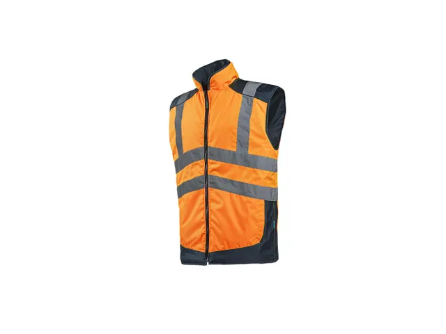 Sioen Burton 169A hi-vis bodywarmer, fluo oranje, maat S, per stuk