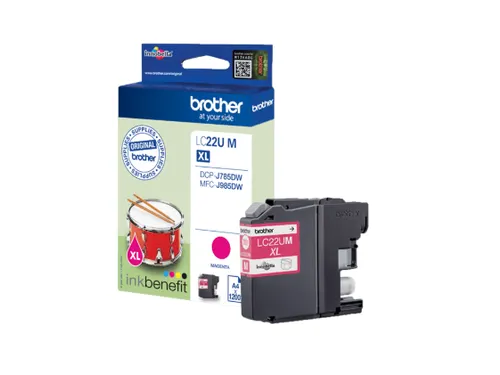 LC-22UM Magenta Inktcartridge 1200 pagina's
