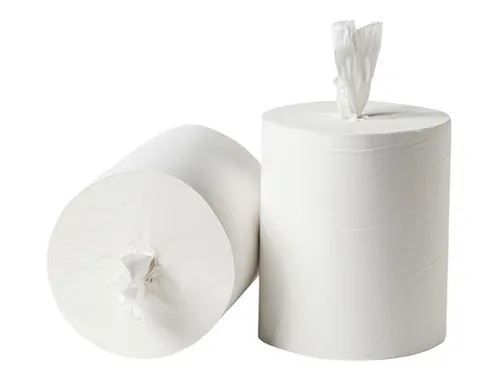 Poetsrol midi cellulose coreless 1-laags 6 Rol