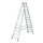Bokladder Dubbelzijdig 3.47m 2x12sporten Aluminium Scharnieren