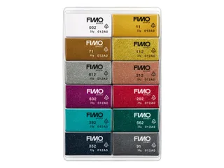 Klei Fimo effect colour pak à 12 sparkelende kleuren - 3