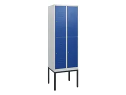 dubbeldekse locker,HxBxD 1950x600x500mm,2x2vak.,vak B 300mm