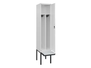 locker voor scheiding van kleding,HxBxD 2120x400x815mm,1vak - 2