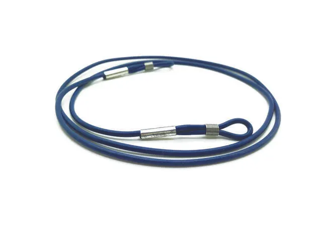 BST Detectable brillenkoord verstelbaar blauw 5st/zak