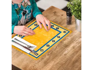 Tork 474629 Placemat Palazzo Blue Advanced 1-laags 42x30cm 2500st/doos - 4