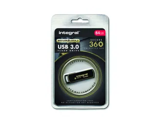 USB stick 3.0 Integral Secure 360 USB-A 64GB zwart - 2