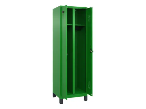 locker voor scheiding van kleding,HxBxD 1950x600x500mm,2vak