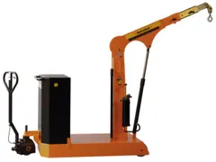 contragewichtskraan,draagverm. 1000kg,hef H 3750mm,13-niveaus-draagarm