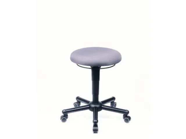 draaibare kruk,zitting HxØ 465-595x430mm,ronde zitting