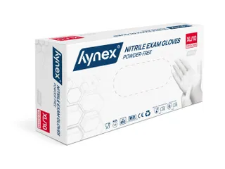Handschoen Comfort nitril maat XL blauw poedervrij 100 stuks - 1